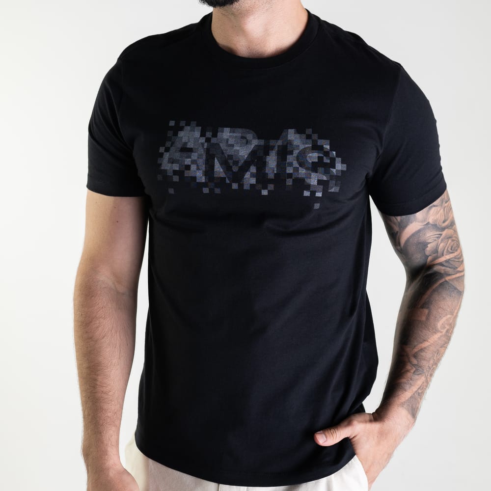 Camiseta Aramis Glitch Preta