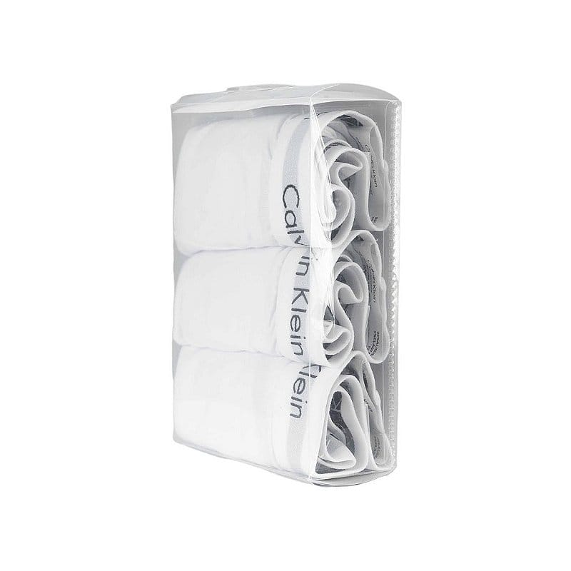 Pack 3 Cuecas Algodão Calvin Klein Branca