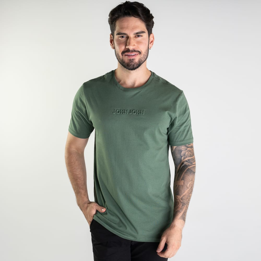 Camiseta John John High Relief Verde