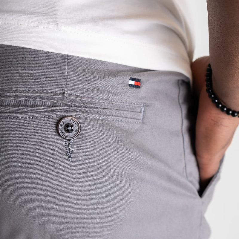 Bermuda Sarja Tommy Hilfiger Cinza