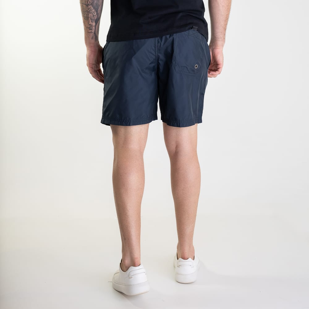 Shorts Beach John John Tulum Azul Marinho