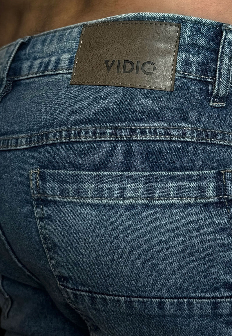 Calça Jeans Slim Vintage