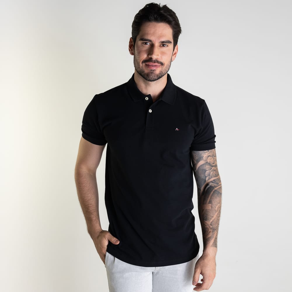 Camisa Polo Aramis Preta