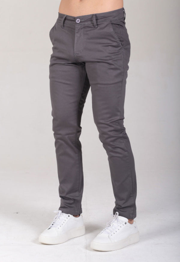 Calça Alfaiataria Slim Chumbo