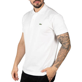 Camisa Polo Lacoste Petit Piquet Classic Branca