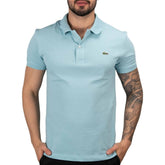 Camisa Polo Lacoste Petit Piquet Classic Azul Turquesa