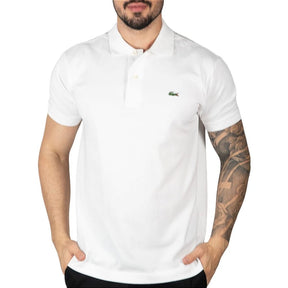 Camisa Polo Lacoste Petit Piquet Classic Branca