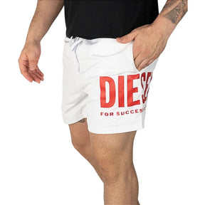 Shorts Diesel Logo Sucess Branco