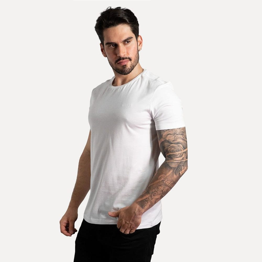 Camiseta Calvin Klein Algodão Pima Branca