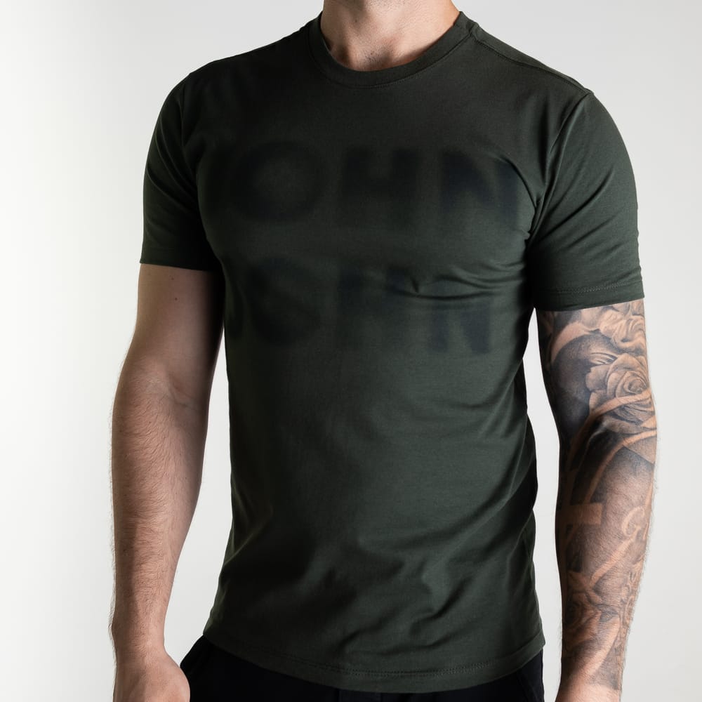 Camiseta John John Blur Effect Militar