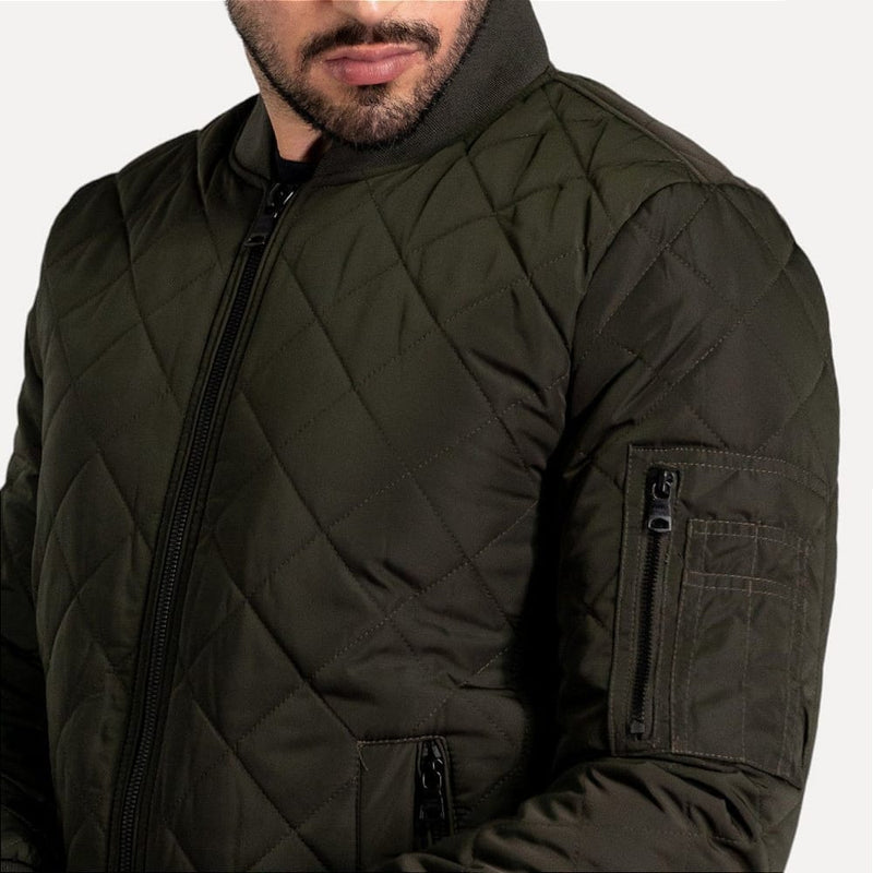 Jaqueta Calvin Klein Bomber Verde Oliva