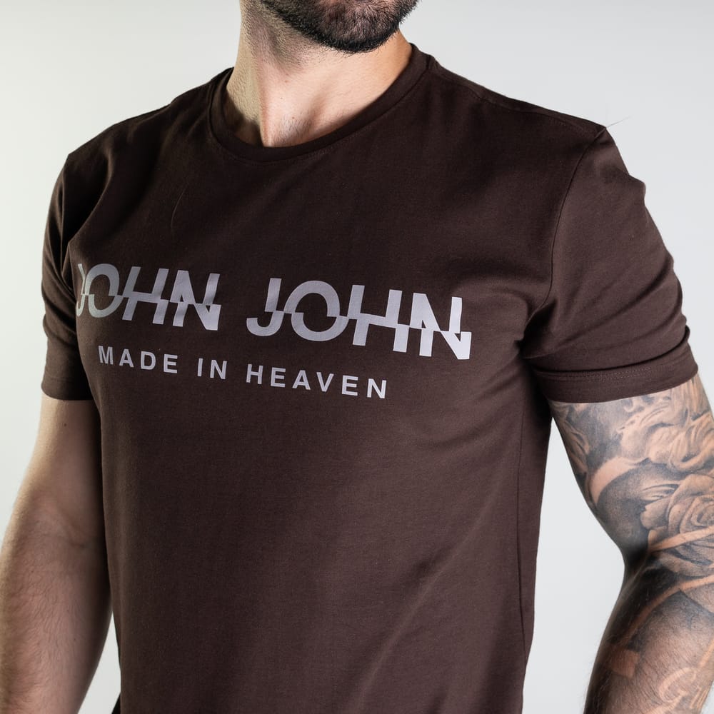 Camiseta John John Made in Heaven Marrom