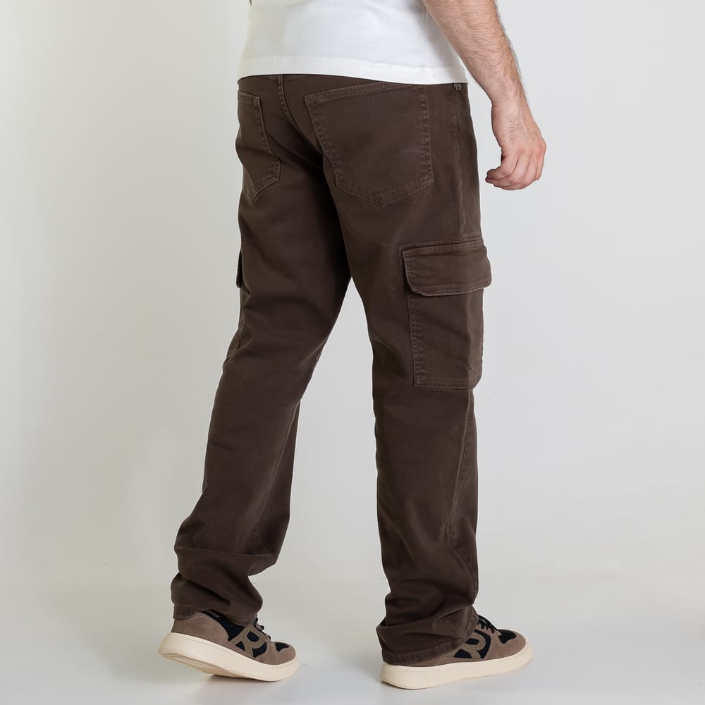 Calça John John Cargo Marrom