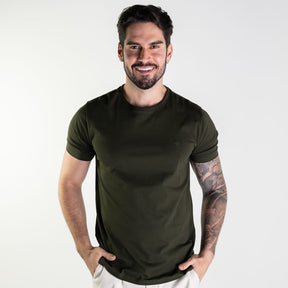 Camiseta Forum Básica Cotton Verde Militar