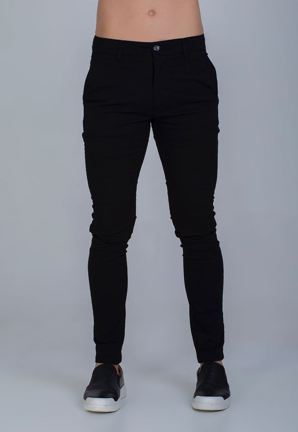 Calça Sarja Super Skinny Alfaiataria Preto