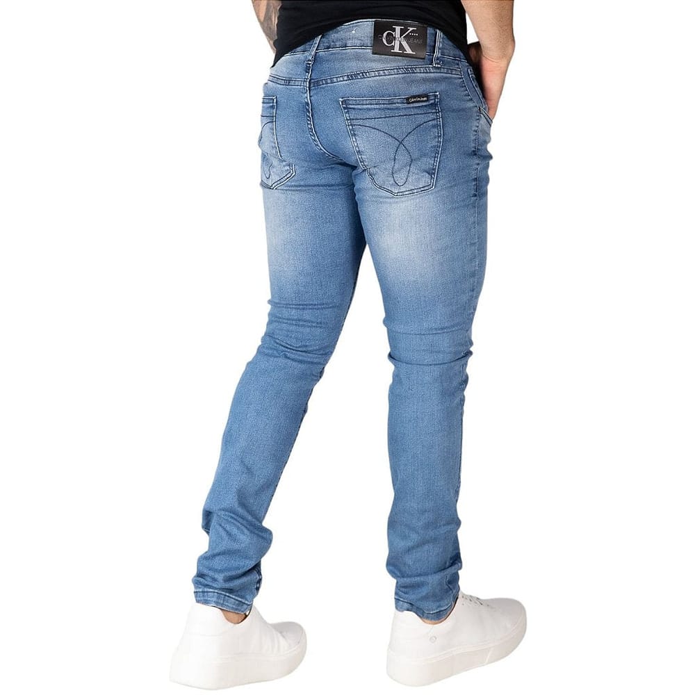 Calça Jeans Calvin Klein Skinny Azul Mescla