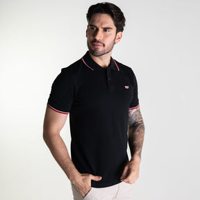 Camisa Polo Diesel D Preta