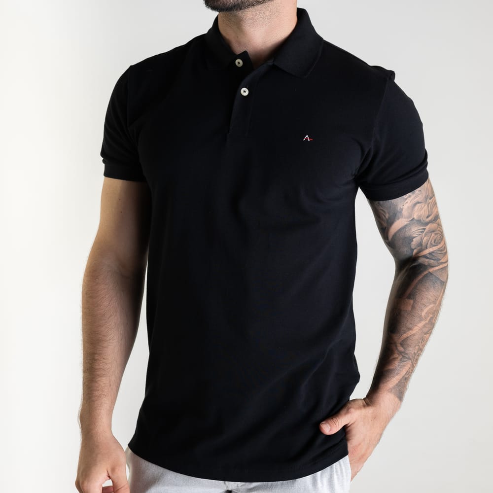 Camisa Polo Aramis Preta