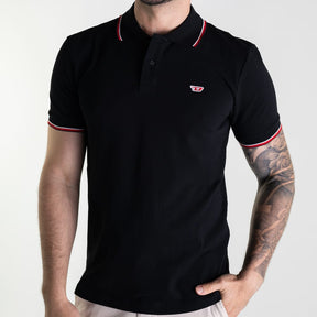 Camisa Polo Diesel D Preta