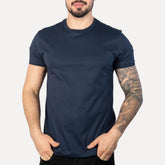 Camiseta Aramis Básica Algodão Pima Azul Marinho