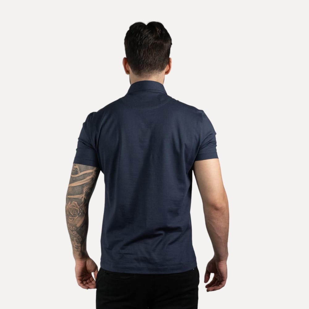 Camisa Polo Aramis Pima Azul Marinho