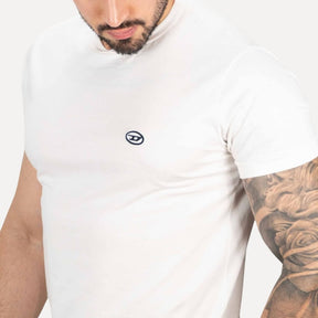 Camiseta Diesel Básica Off White