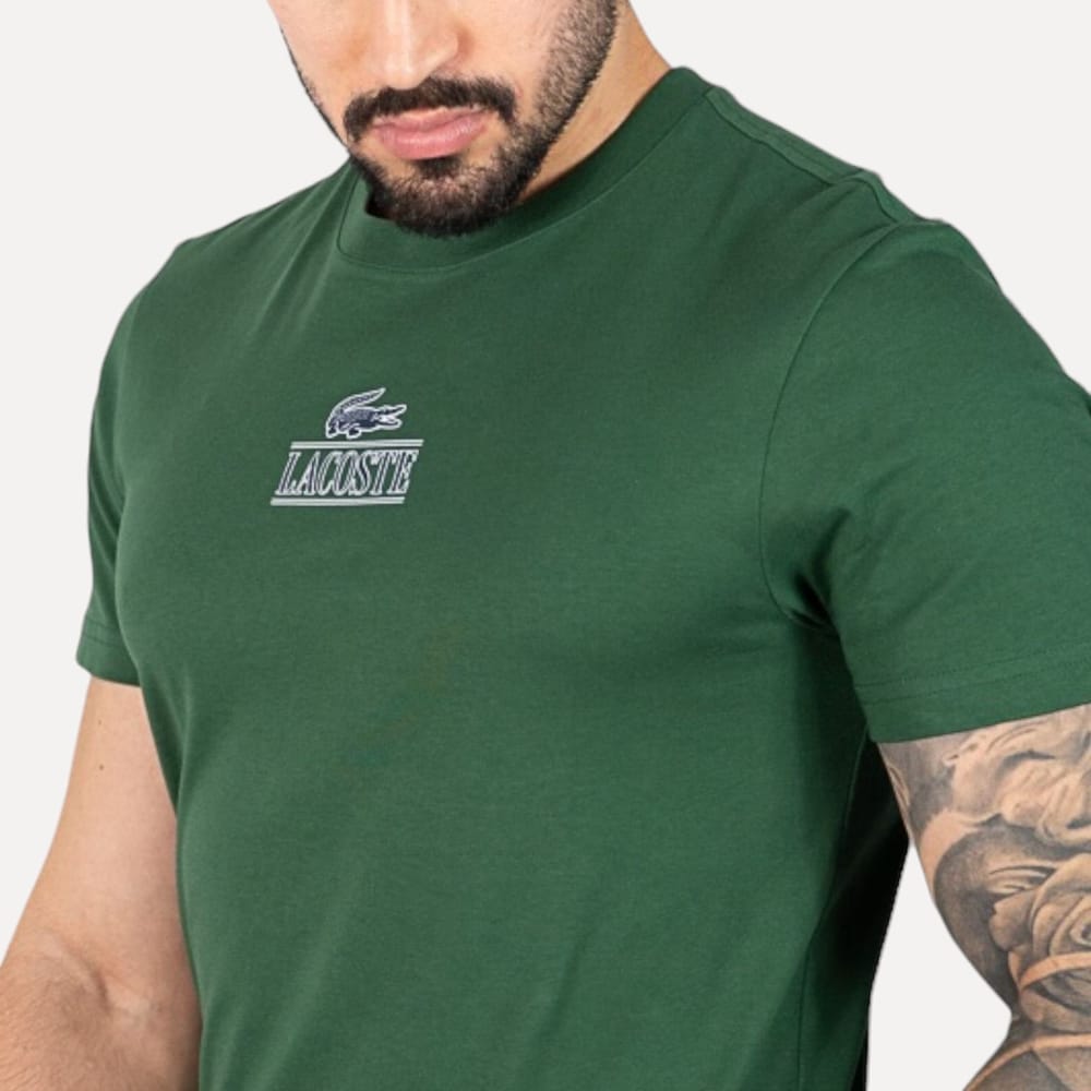 Camiseta Lacoste Algodão Verde