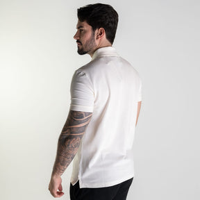 Camisa Polo Reserva Piquet Off White