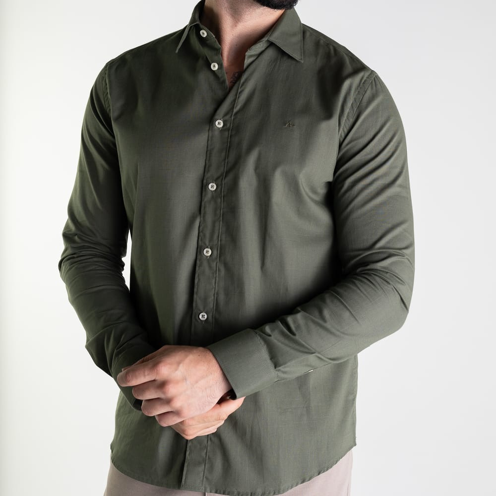 Camisa Aramis Flame Verde Militar