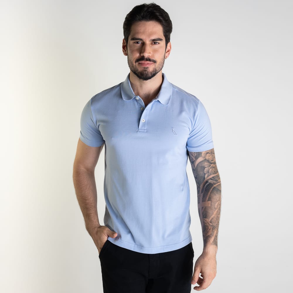 Camisa Polo Reserva Clássica Azul