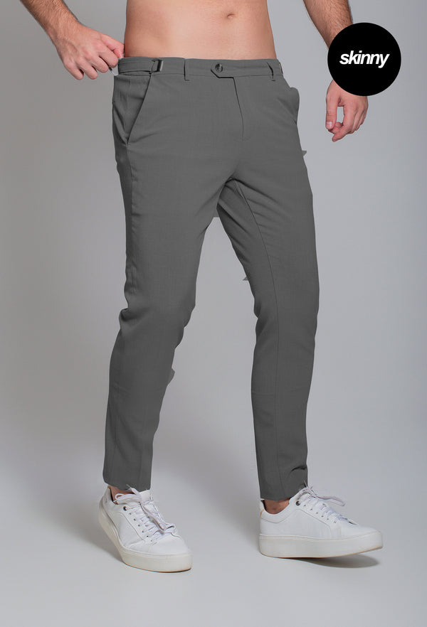 Calça Alfaiataria com Ajuste Chumbo Skinny