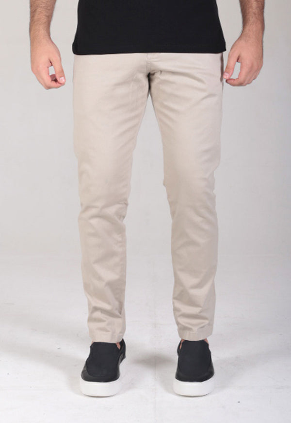 Calça Alfaiataria Slim Areia