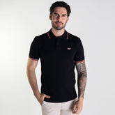 Camisa Polo Diesel D Preta