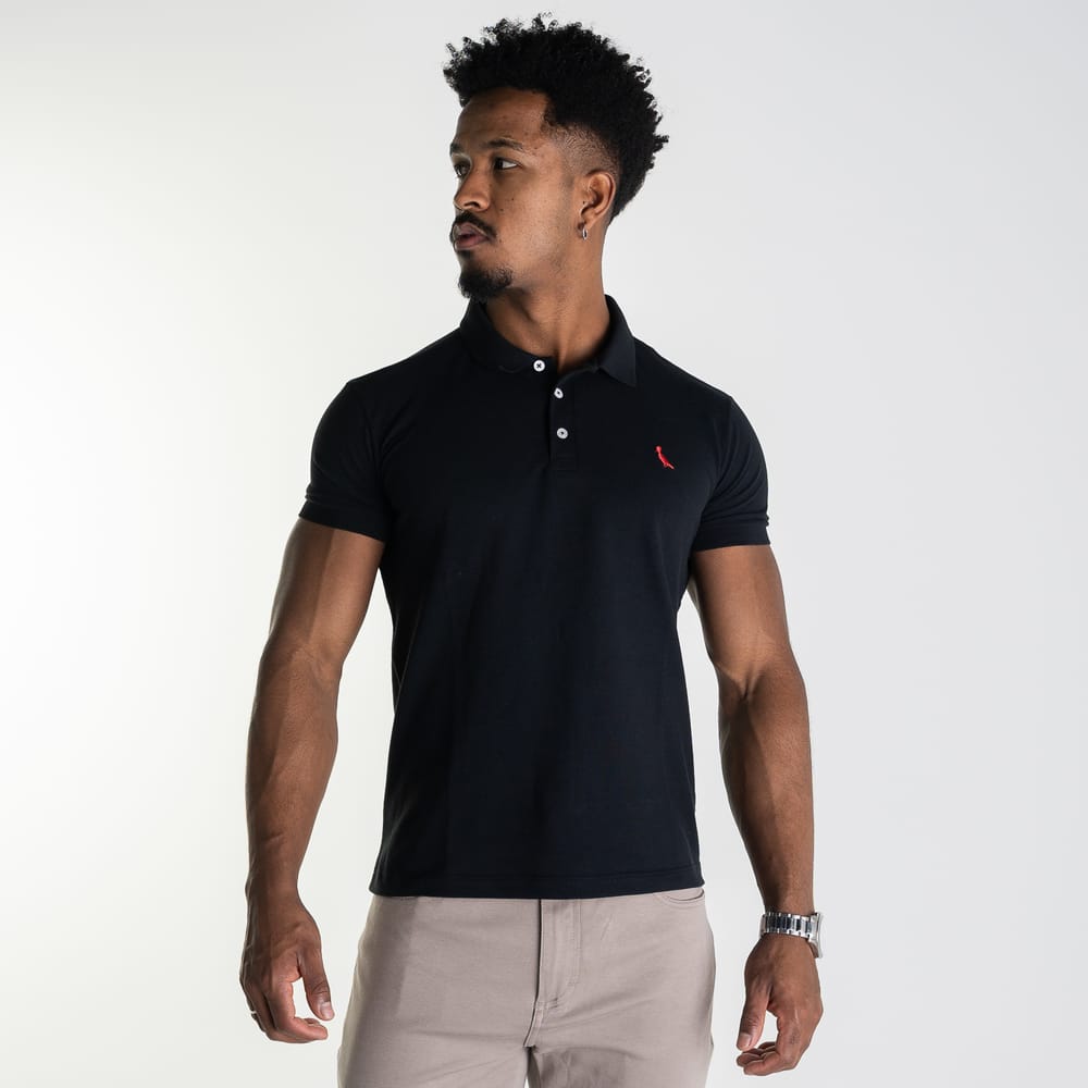 Camisa Polo Reserva Classic Preta