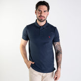 Camisa Polo Reserva Piquet Azul Marinho