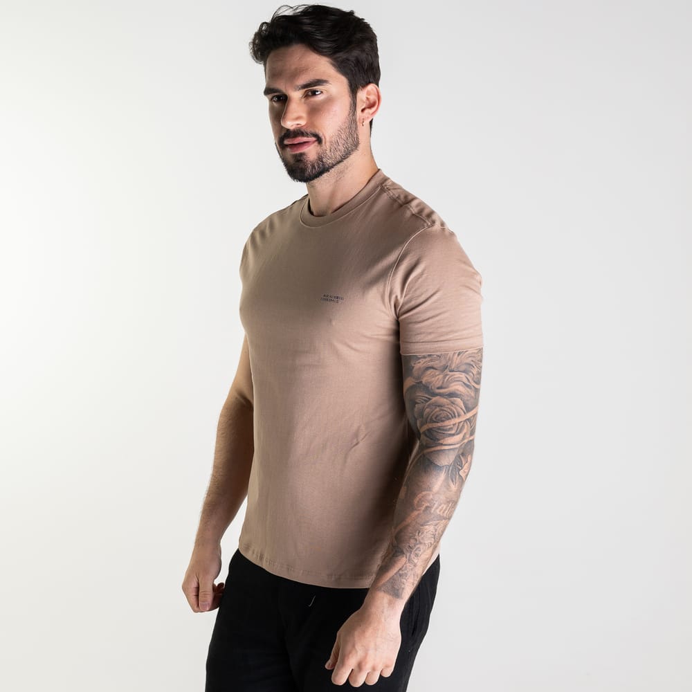 Camiseta Aramis Barcode Khaki