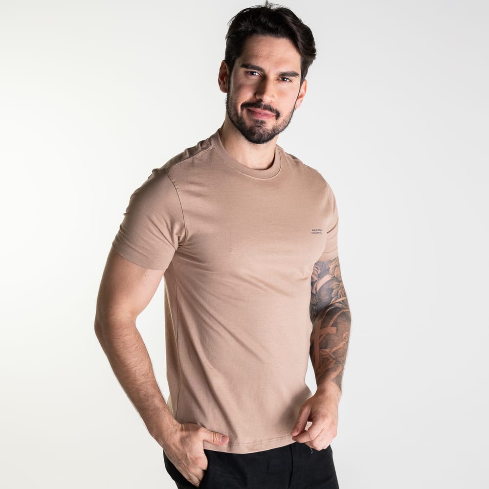 Camiseta Aramis Barcode Khaki