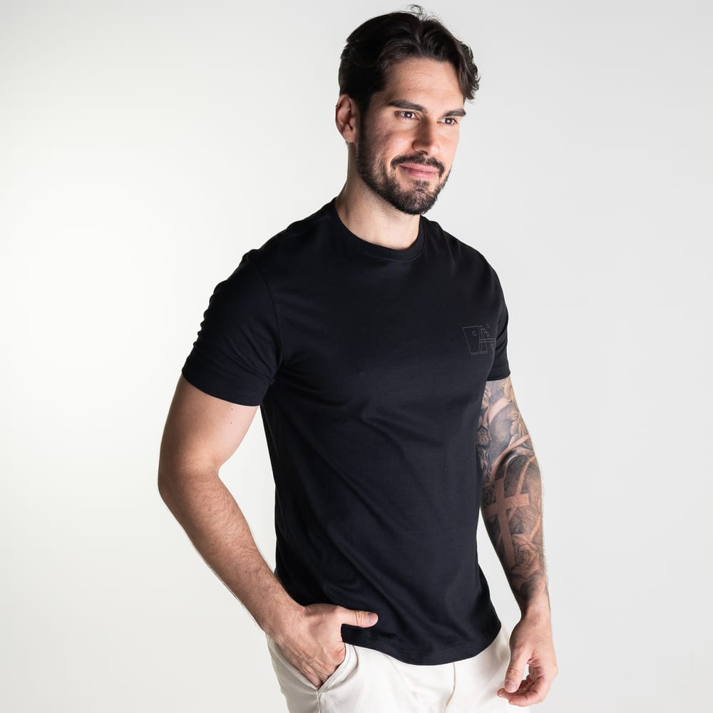 Camiseta Aramis Pixel Preto