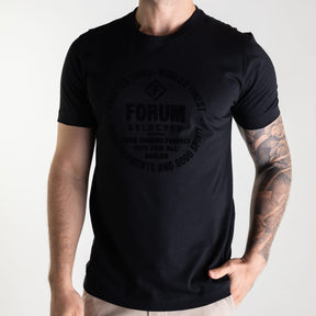 Camiseta Forum Logo Circle Preta