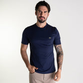 Camiseta Lacoste Algodão Pima Azul Marinho