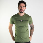 Camiseta Tommy Hilfiger 1985 Verde Oliva