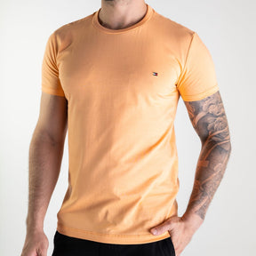 Camiseta Tommy Hilfiger Básica Laranja