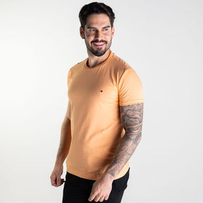 Camiseta Tommy Hilfiger Básica Laranja