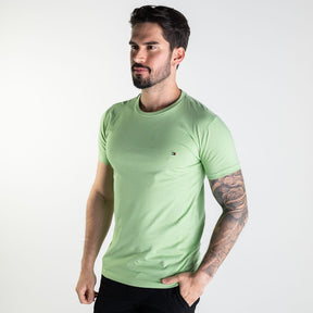 Camiseta Tommy Hilfiger Básica Verde