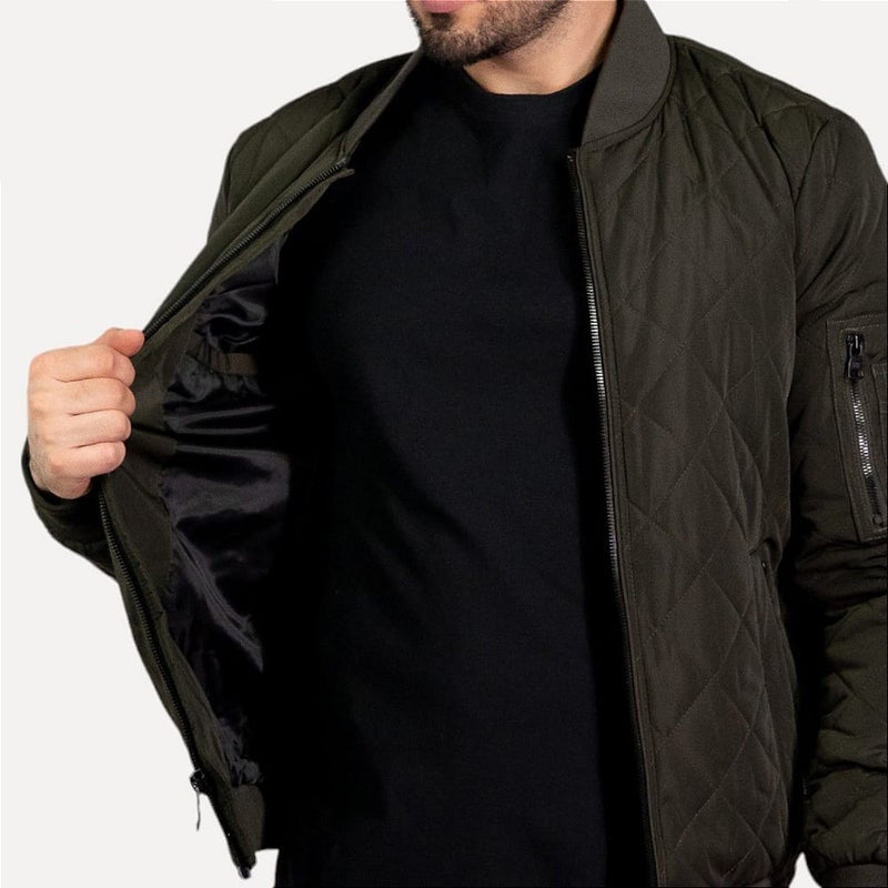 Jaqueta Calvin Klein Bomber Verde Oliva