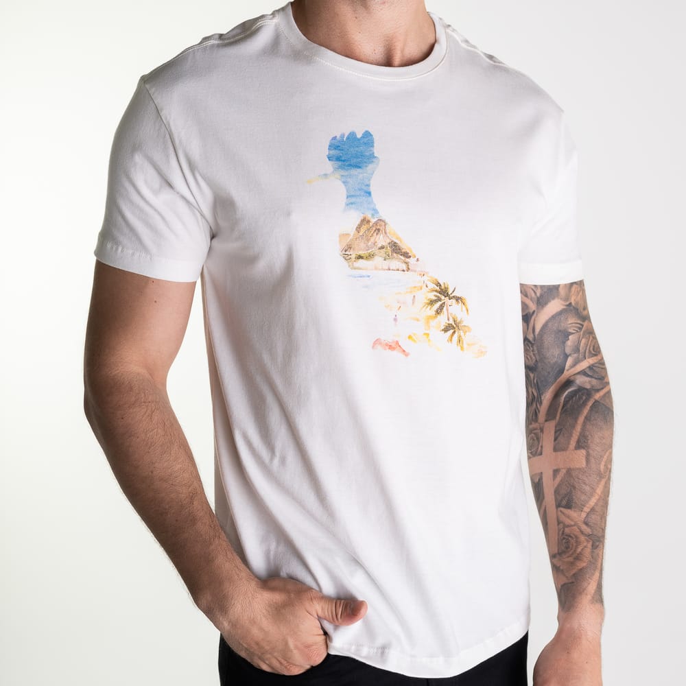 Camiseta Reserva Aquarela Ipa Branca