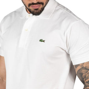 Camisa Polo Lacoste Petit Piquet Classic Branca