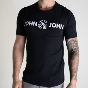 Camiseta John John Logo Destroyed Preta