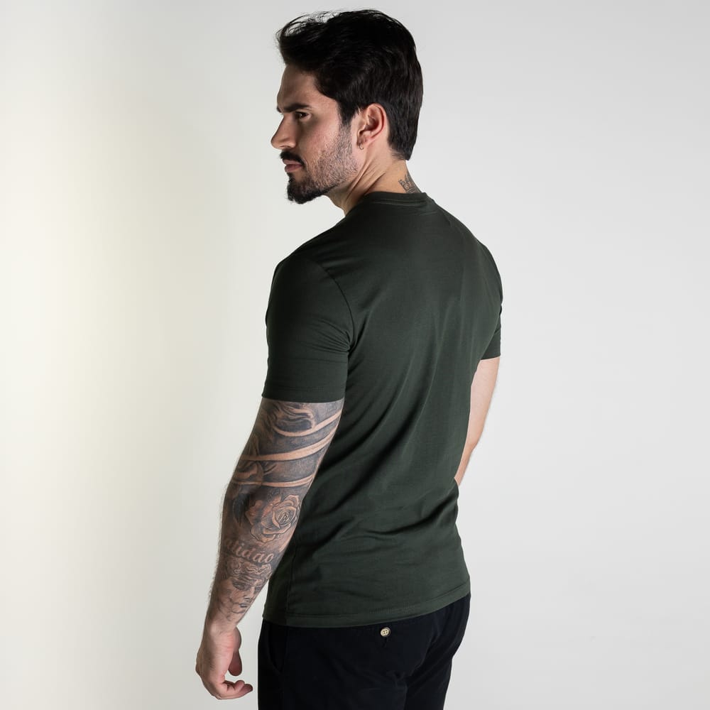 Camiseta John John Blur Effect Militar