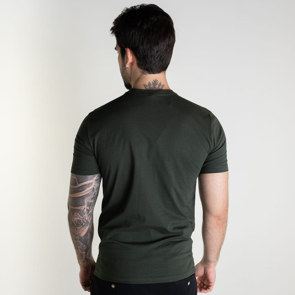 Camiseta John John Blur Effect Militar